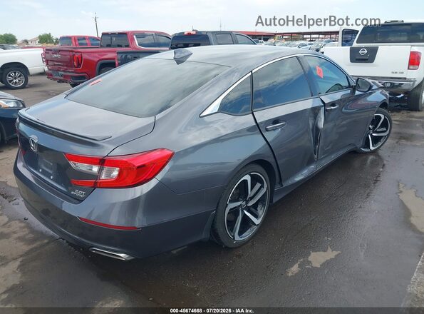 1HGCV2F33LA020996 2020 HONDA ACCORD Серый Задняя правая четверть