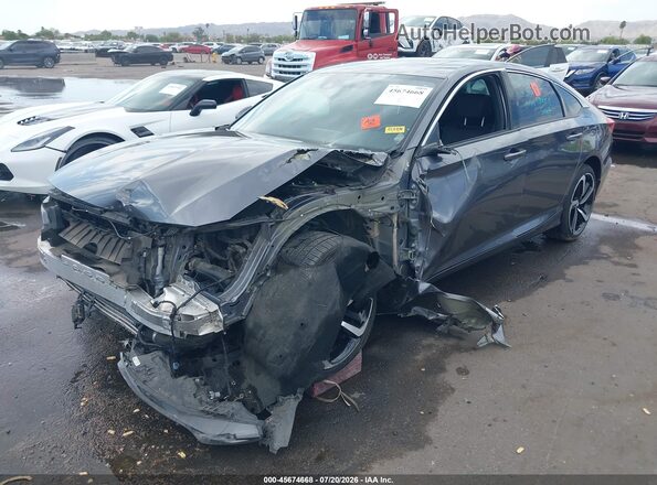1HGCV2F33LA020996 2020 HONDA ACCORD Серый Вид спереди