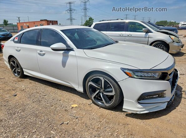 1HGCV2F33LA028323 2020 HONDA ACCORD White Delantero derecho
