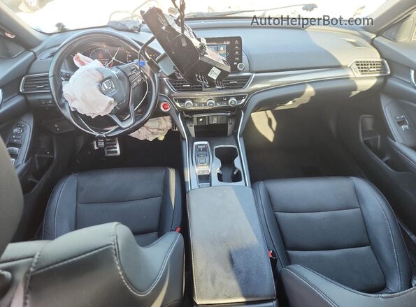 1HGCV2F33LA029651 2020 HONDA ACCORD Gray Առջևի վահանակի տեսք