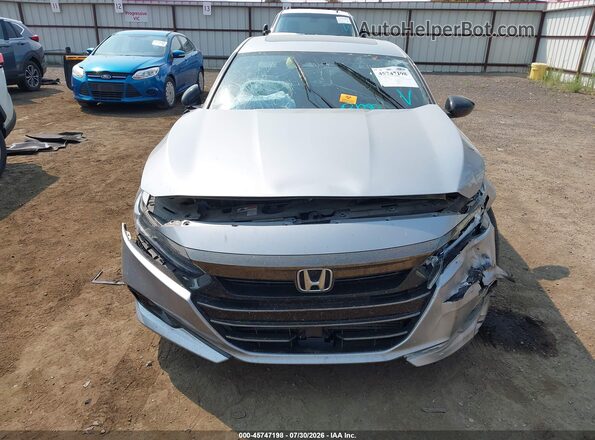 1HGCV2F33MA013788 2021 HONDA ACCORD Silver ხელსაწყოთა პანელის ხედი
