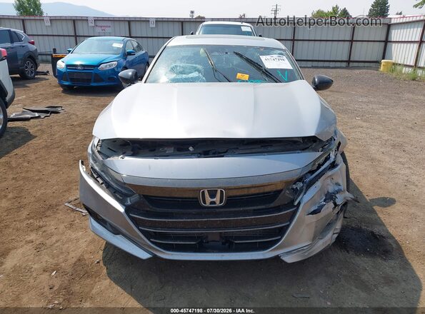 1HGCV2F33MA013788 2021 HONDA ACCORD Silver წინა ხედი