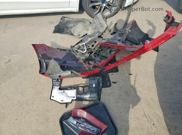 1HGCV2F34JA007350 2018 HONDA ACCORD Red Շարժիչի բաժամունքի տեսք