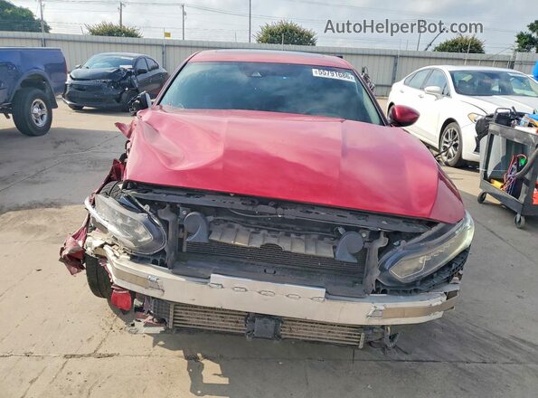 1HGCV2F34JA007350 2018 HONDA ACCORD Red Դիմացի տեսք