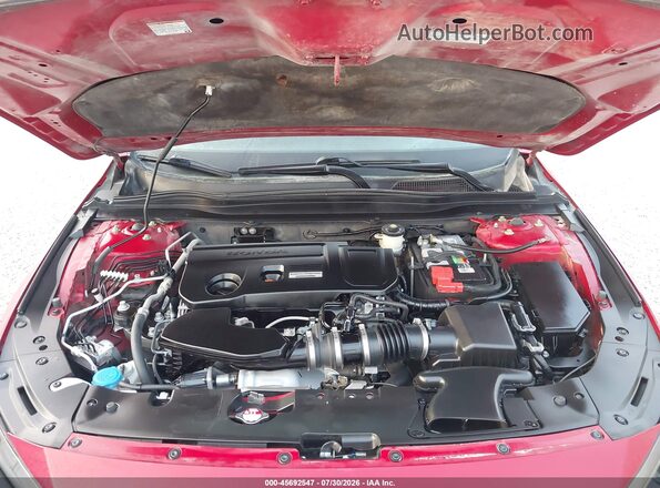 1HGCV2F34JA052188 2018 HONDA ACCORD Red Հետևի տեսք