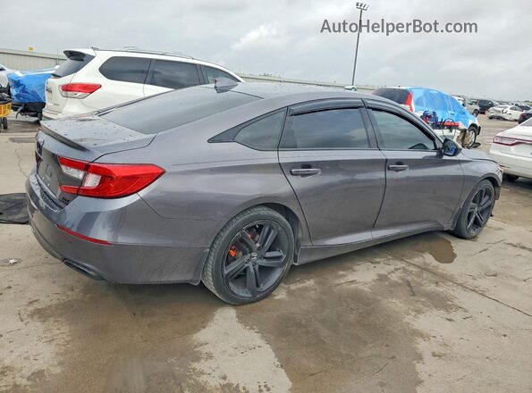 1HGCV2F34KA002389 2019 HONDA ACCORD Charcoal Tył prawy