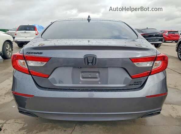 1HGCV2F34KA002389 2019 HONDA ACCORD Charcoal Widok z tyłu