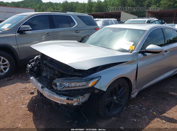 1HGCV2F34KA010959 2019 HONDA ACCORD Gray Դիմացի տեսք