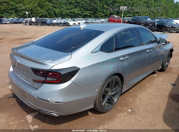 1HGCV2F34KA010959 2019 HONDA ACCORD Gray Հետևի աջ