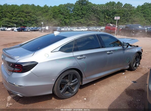 1HGCV2F34KA010959 2019 HONDA ACCORD Gray Սալոնի 360 աստիճան տեսք