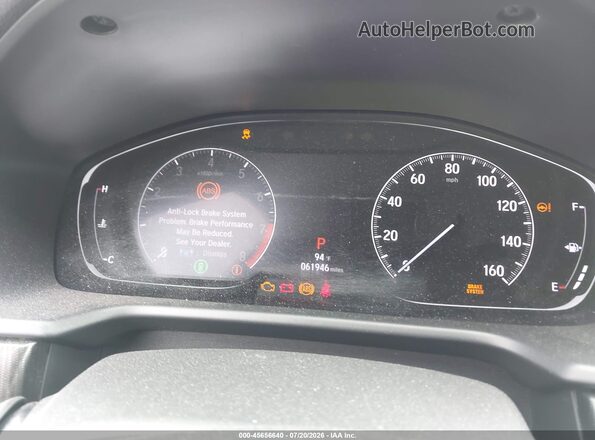 1HGCV2F34LA024880 2020 HONDA ACCORD Gray Вид задніх сидінь