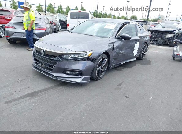 1HGCV2F34LA024880 2020 HONDA ACCORD Gray Передня ліва чверть