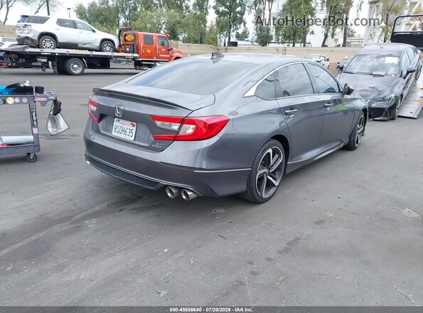 1HGCV2F34LA024880 2020 HONDA ACCORD Gray Задня права чверть