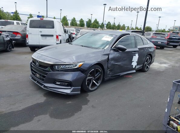 1HGCV2F34LA024880 2020 HONDA ACCORD Gray Вид спереду