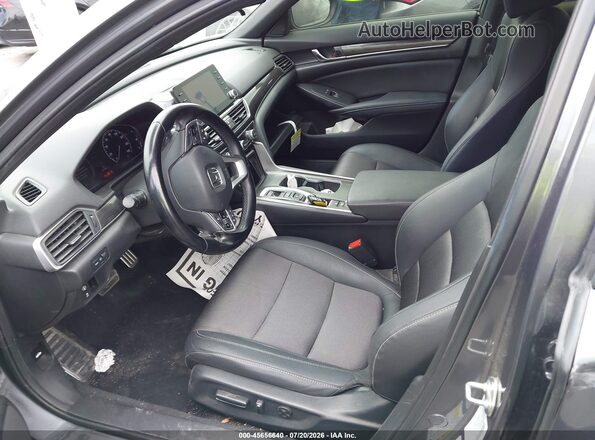1HGCV2F34LA024880 2020 HONDA ACCORD Gray Вид салону спереду