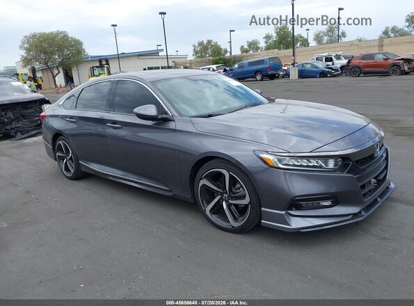 1HGCV2F34LA024880 2020 HONDA ACCORD Gray Панорамний вид салону 360°