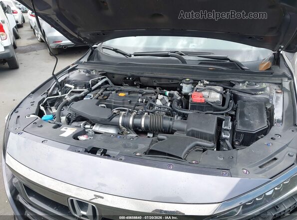 1HGCV2F34LA024880 2020 HONDA ACCORD Gray Вид ззаду