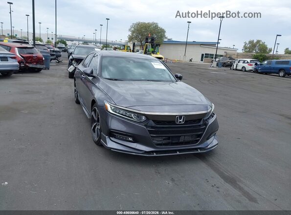1HGCV2F34LA024880 2020 HONDA ACCORD Gray Вид задньої частини салону