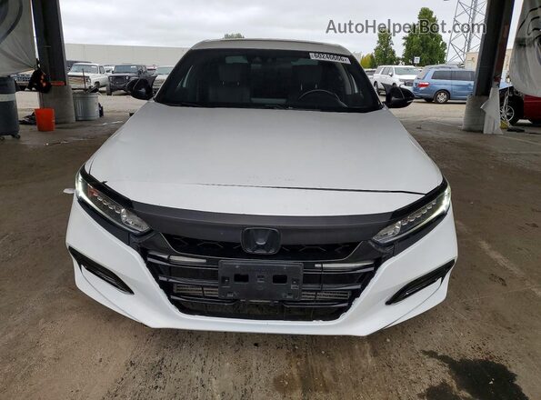 1HGCV2F34LA028864 2020 HONDA ACCORD White Вид спереду