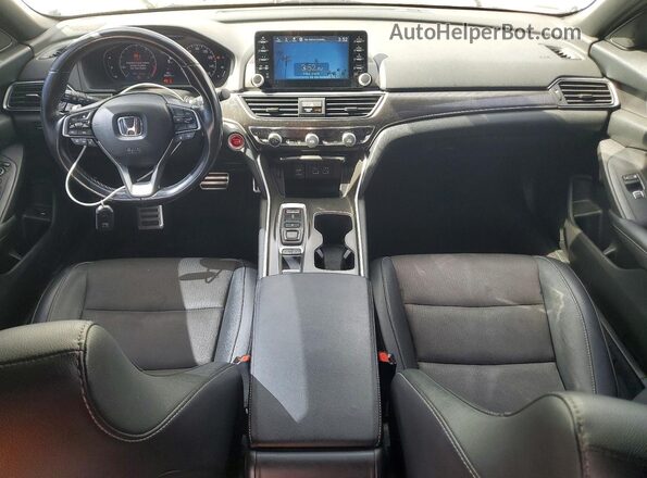 1HGCV2F34MA005053 2021 HONDA ACCORD Белый Вид панели приборов