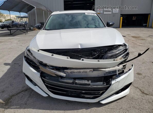 1HGCV2F34MA005053 2021 HONDA ACCORD Белый Вид спереди