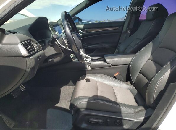 1HGCV2F34MA005053 2021 HONDA ACCORD Белый Вид салона спереди