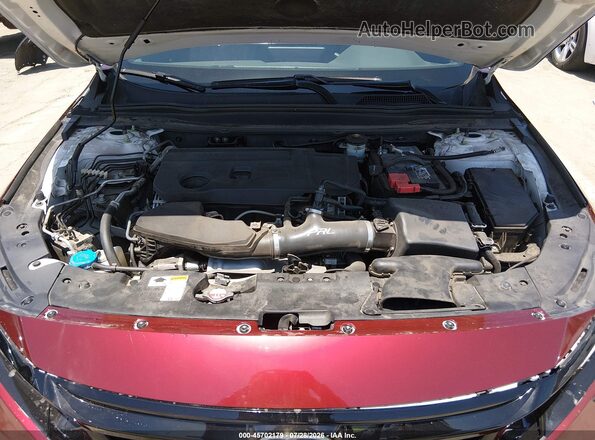 1HGCV2F34MA010124 2021 HONDA ACCORD Burgundy Vista trasera