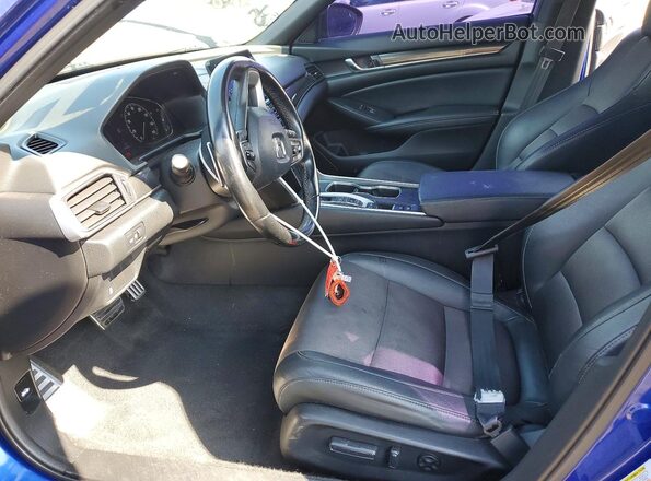 1HGCV2F34MA013413 2021 HONDA ACCORD Blue Front interior view