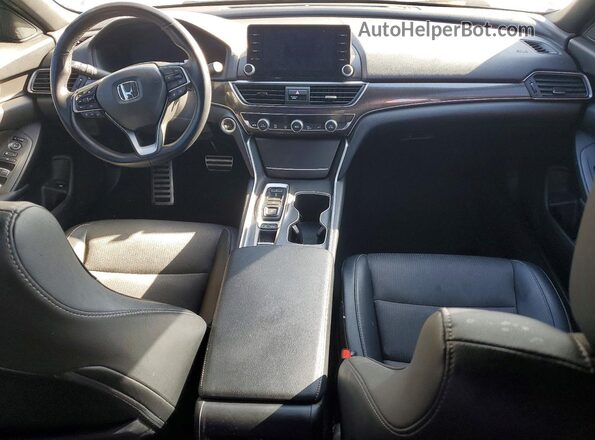 1HGCV2F34MA021320 2021 HONDA ACCORD White Вид панелі приладів