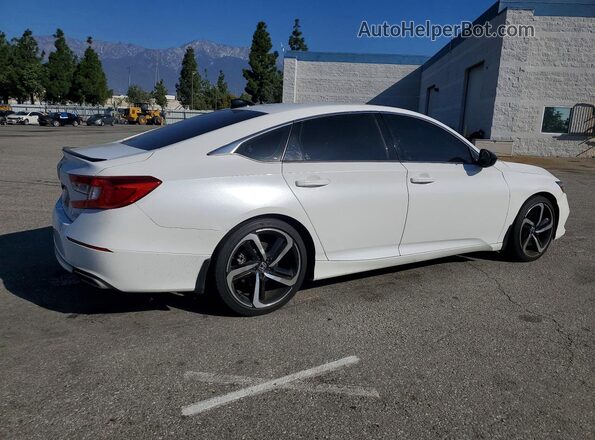 1HGCV2F34MA021320 2021 HONDA ACCORD White Задня права чверть
