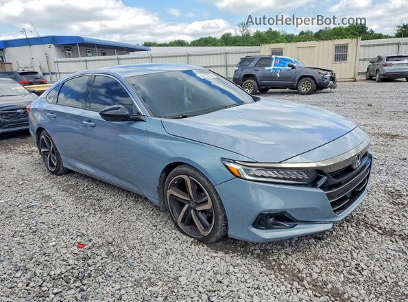 1HGCV2F34NA009914 2022 HONDA ACCORD Gray Przód prawy