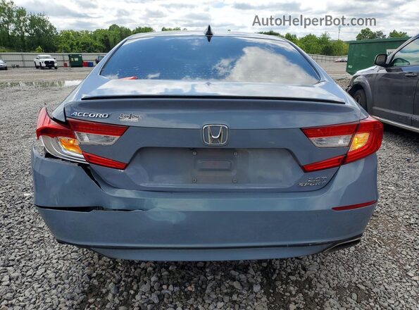 1HGCV2F34NA009914 2022 HONDA ACCORD Gray Widok z tyłu