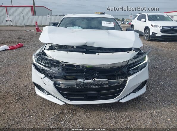 1HGCV2F34NA018452 2022 HONDA ACCORD White Դիմացի տեսք