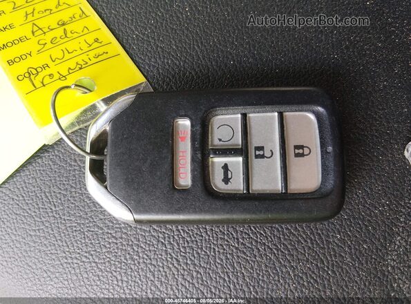 1HGCV2F34NA020816 2022 HONDA ACCORD White წინა პანელის ხედი