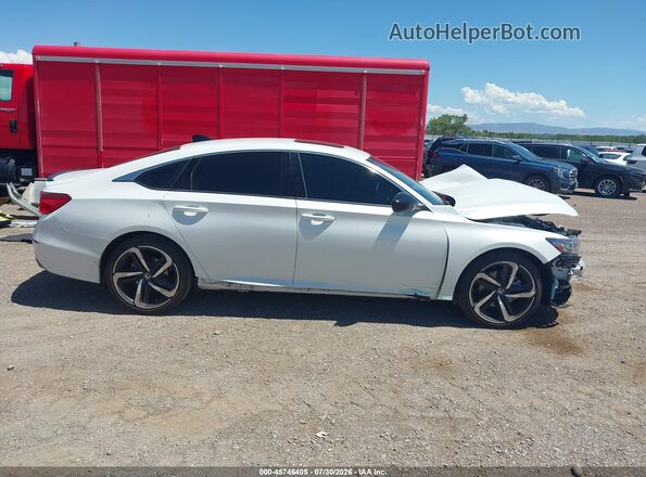 1HGCV2F34NA020816 2022 HONDA ACCORD White უკანა სალონის ხედი