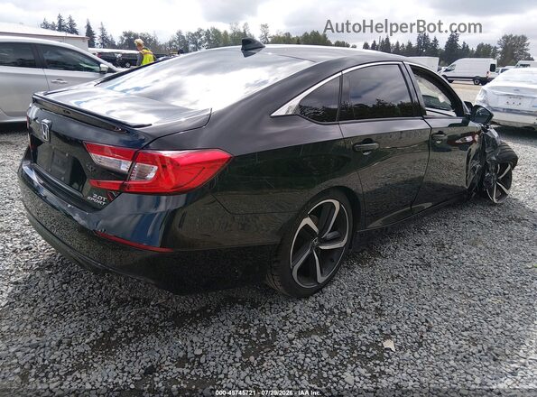 1HGCV2F34NA024512 2022 HONDA ACCORD Black უკანა მარჯვენა