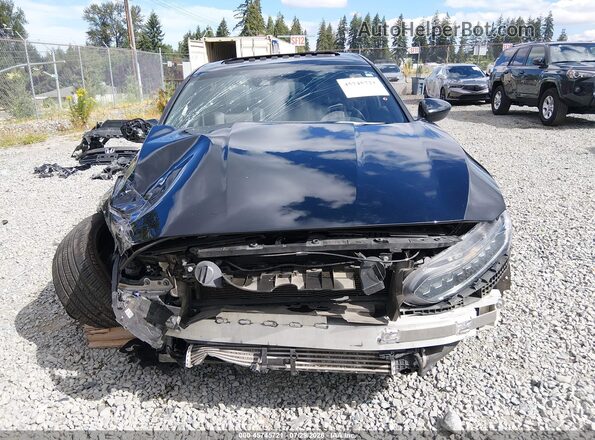 1HGCV2F34NA024512 2022 HONDA ACCORD Black უკანა სალონის ხედი