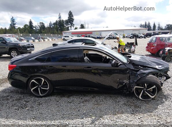 1HGCV2F34NA024512 2022 HONDA ACCORD Black სალონის 360-გრადუსიანი ხედი