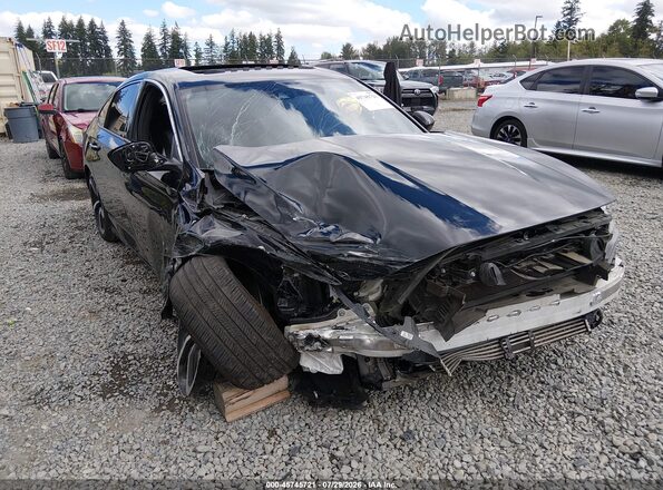 1HGCV2F34NA024512 2022 HONDA ACCORD Black წინა ხედი