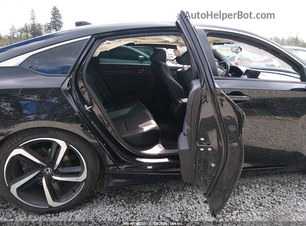 1HGCV2F34NA024512 2022 HONDA ACCORD Black VIN კოდის სტიკერის ხედი