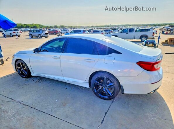 1HGCV2F35KA028273 2019 HONDA ACCORD White უკანა მარცხენა