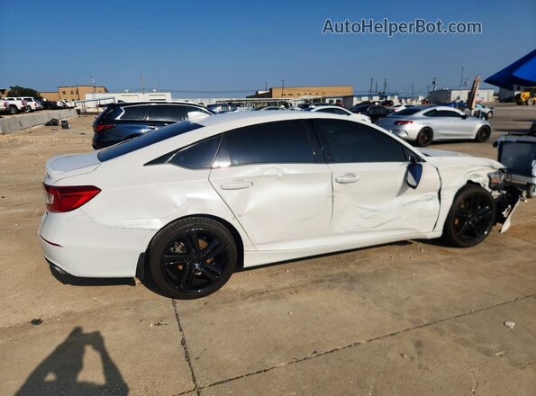1HGCV2F35KA028273 2019 HONDA ACCORD White უკანა მარჯვენა