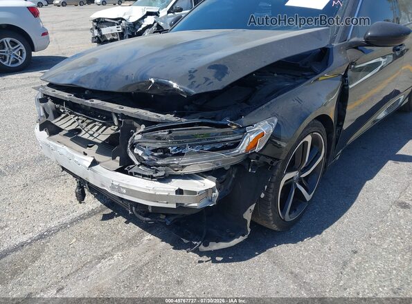 1HGCV2F35KA033389 2019 HONDA ACCORD Black Vista frontal