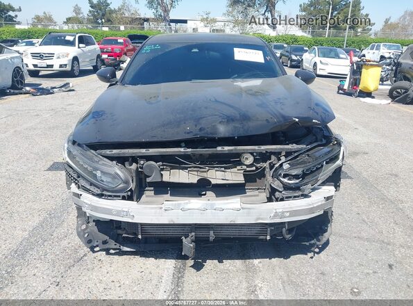 1HGCV2F35KA033389 2019 HONDA ACCORD Black Vista interior trasera