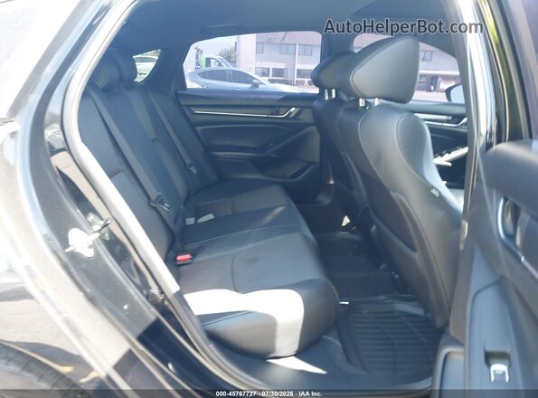 1HGCV2F35KA033389 2019 HONDA ACCORD Black Vista de la etiqueta del VIN