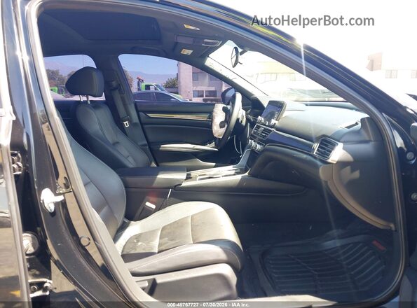 1HGCV2F35KA033389 2019 HONDA ACCORD Black Vista interior delantera