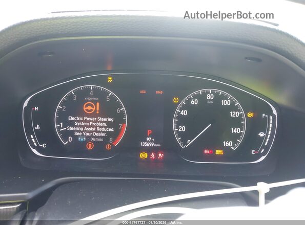 1HGCV2F35KA033389 2019 HONDA ACCORD Black Vista de los asientos traseros