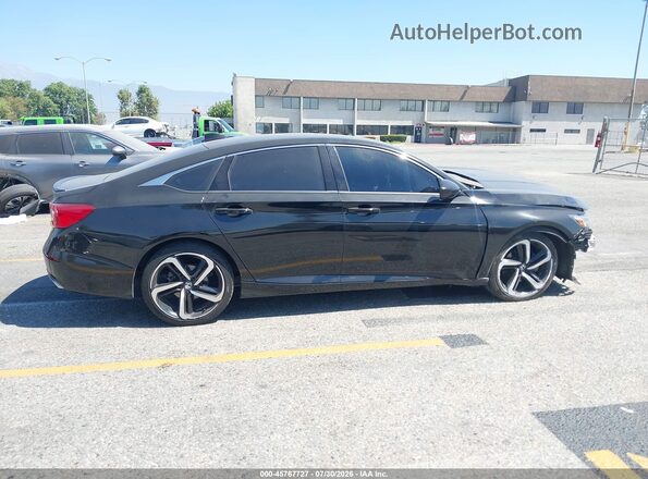 1HGCV2F35KA033389 2019 HONDA ACCORD Black Vista interior de 360 grados
