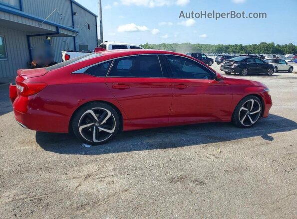 1HGCV2F35LA003875 2020 HONDA ACCORD Red Задня права чверть