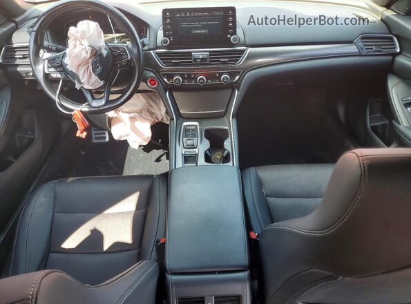 1HGCV2F35LA003875 2020 HONDA ACCORD Red Вид панелі приладів